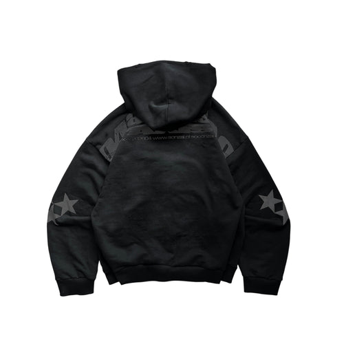 axis zip hoodie black