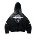 axis zip hoodie silver