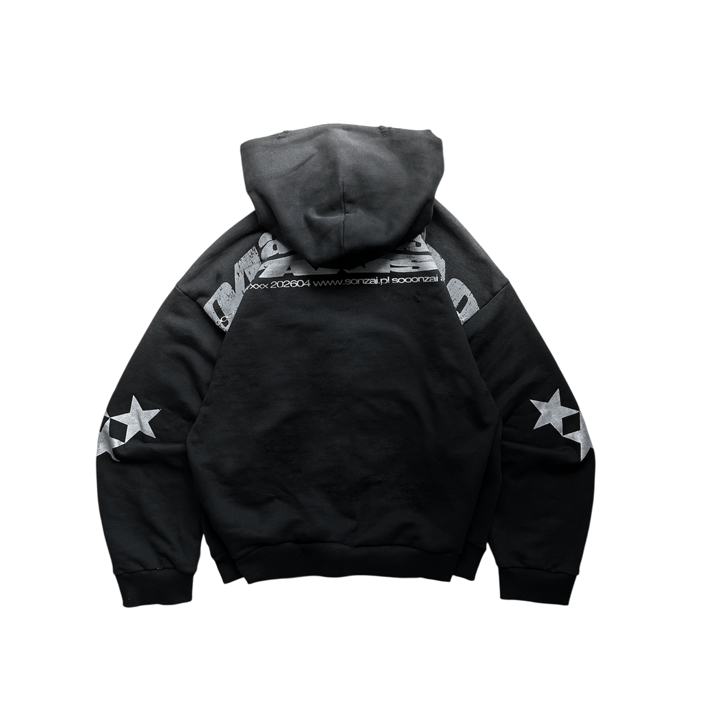 axis zip hoodie silver