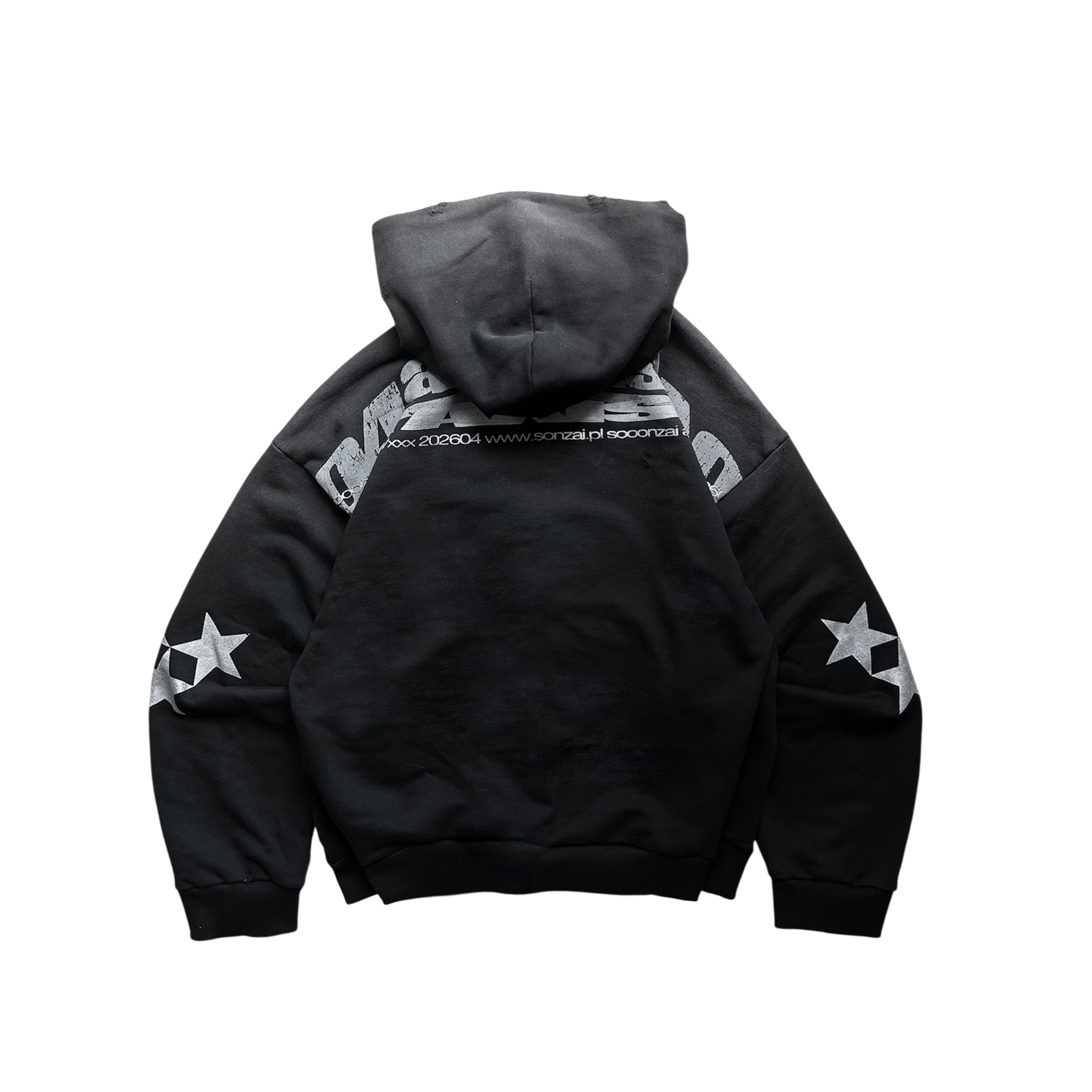axis zip hoodie silver