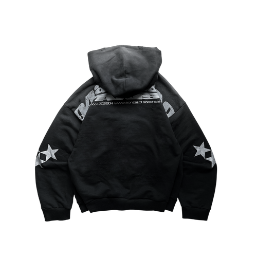 axis zip hoodie silver